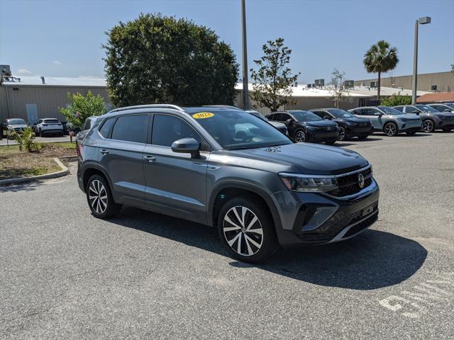 used 2023 Volkswagen Taos car, priced at $22,421