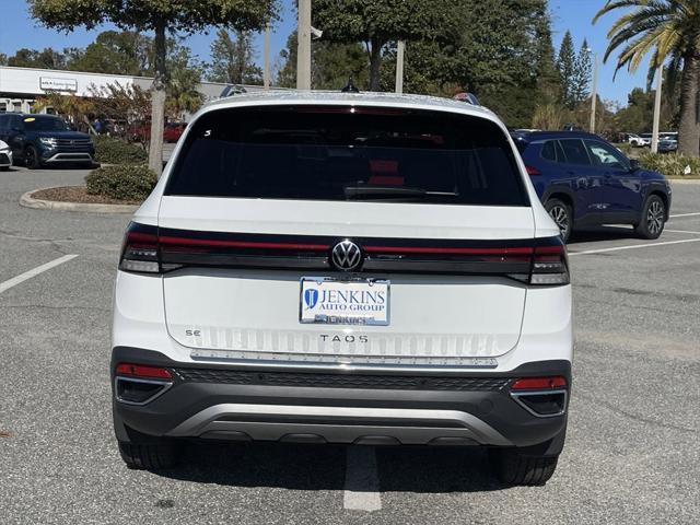 new 2025 Volkswagen Taos car, priced at $28,900