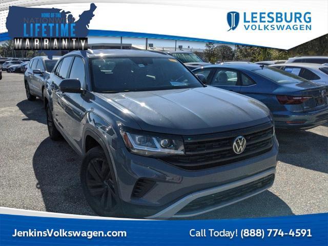 used 2021 Volkswagen Atlas Cross Sport car, priced at $25,218