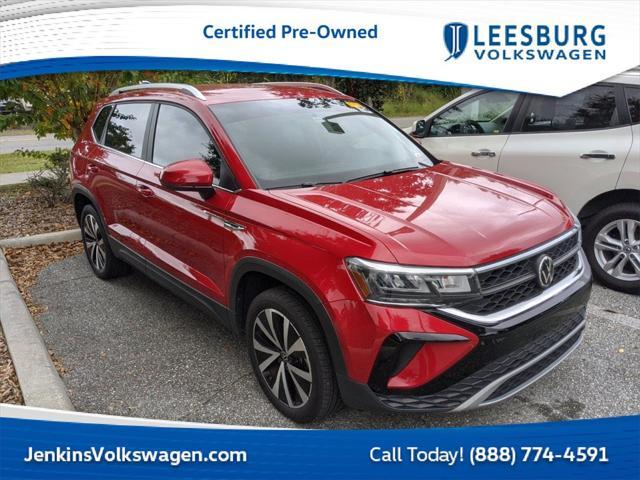 used 2022 Volkswagen Taos car, priced at $19,055