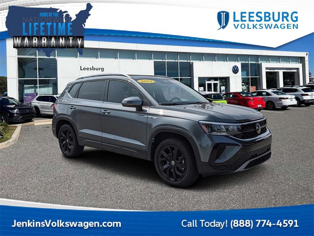 used 2023 Volkswagen Taos car, priced at $21,361