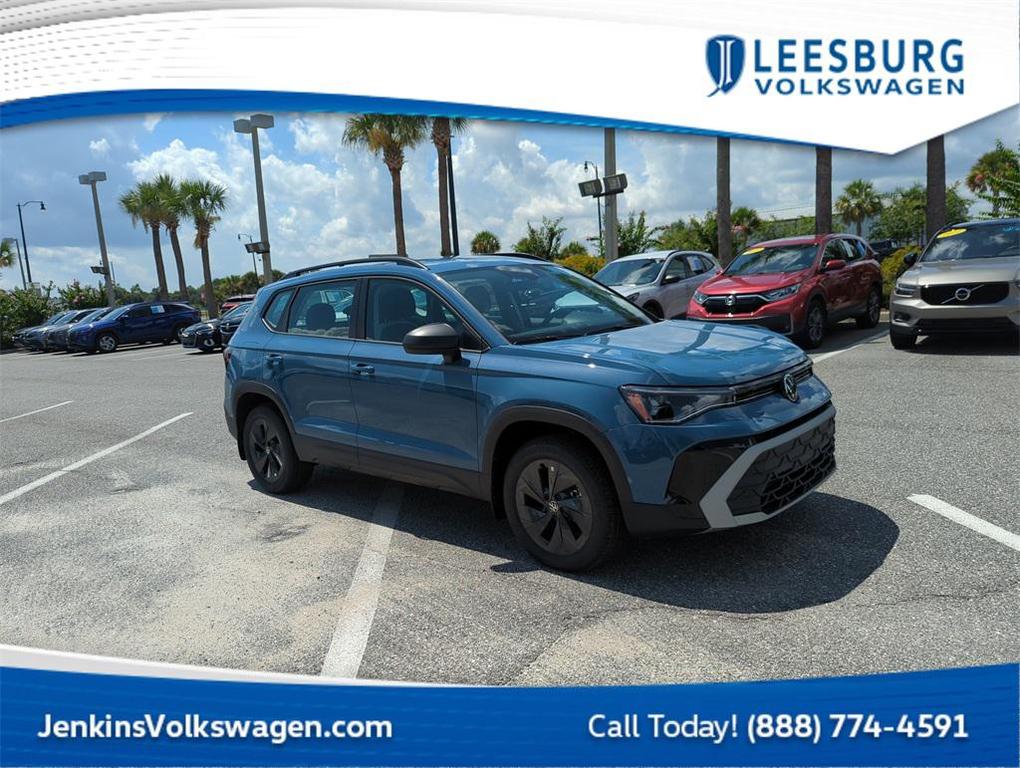 new 2025 Volkswagen Taos car, priced at $26,039