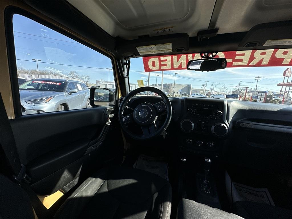 used 2014 Jeep Wrangler Unlimited car, priced at $15,714