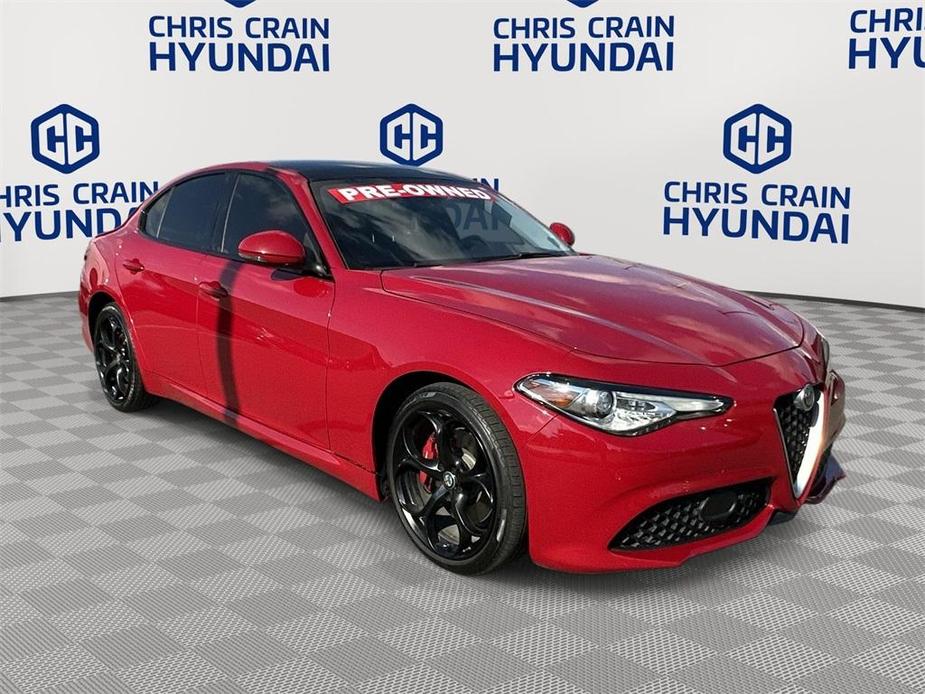 used 2018 Alfa Romeo Giulia car, priced at $21,171