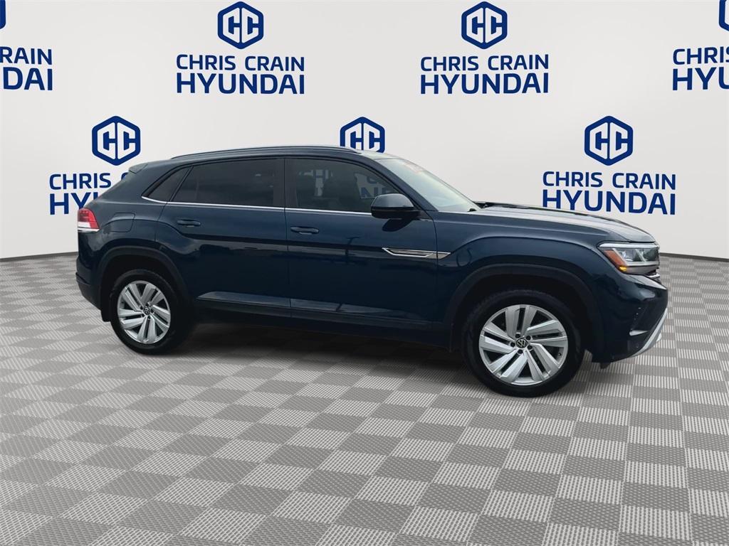 used 2021 Volkswagen Atlas Cross Sport car, priced at $19,798