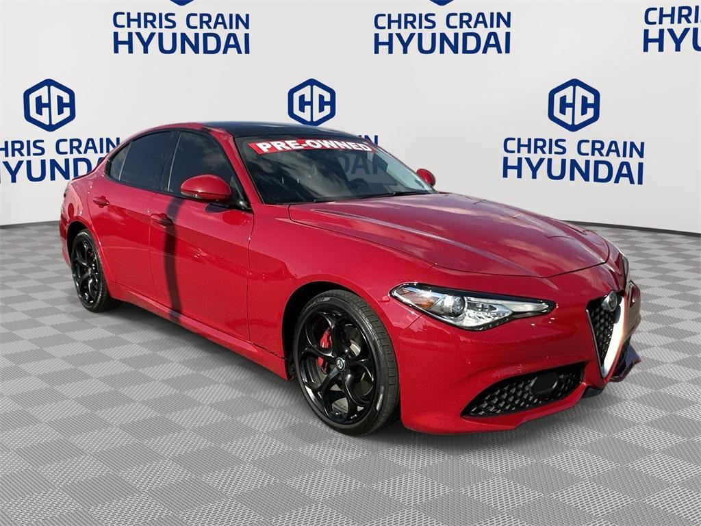 used 2018 Alfa Romeo Giulia car, priced at $19,809