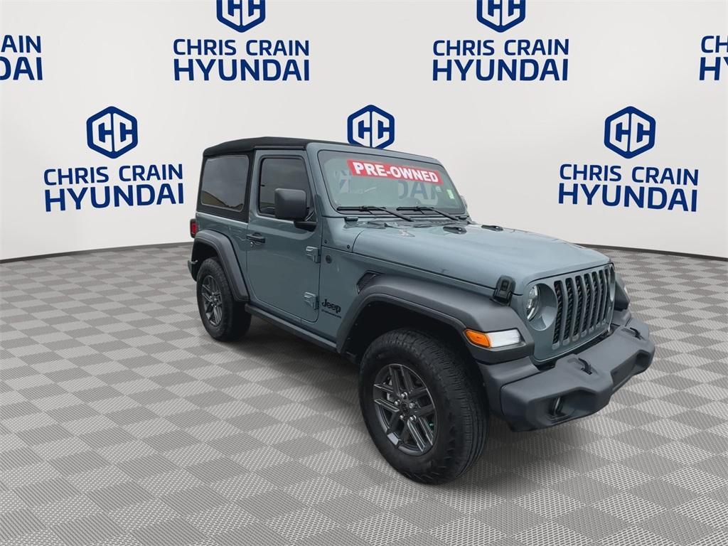 used 2024 Jeep Wrangler car, priced at $34,225