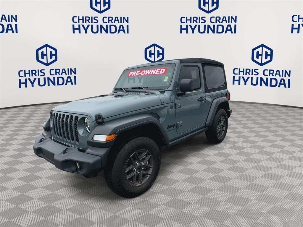 used 2024 Jeep Wrangler car, priced at $34,225