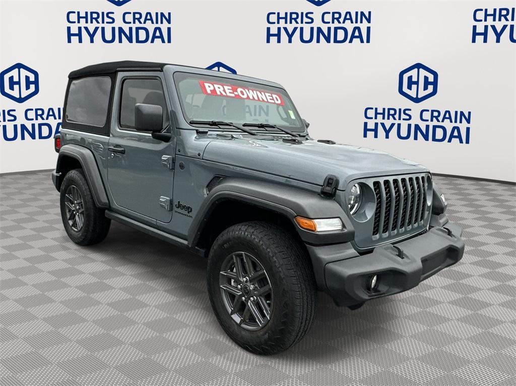 used 2024 Jeep Wrangler car, priced at $35,234