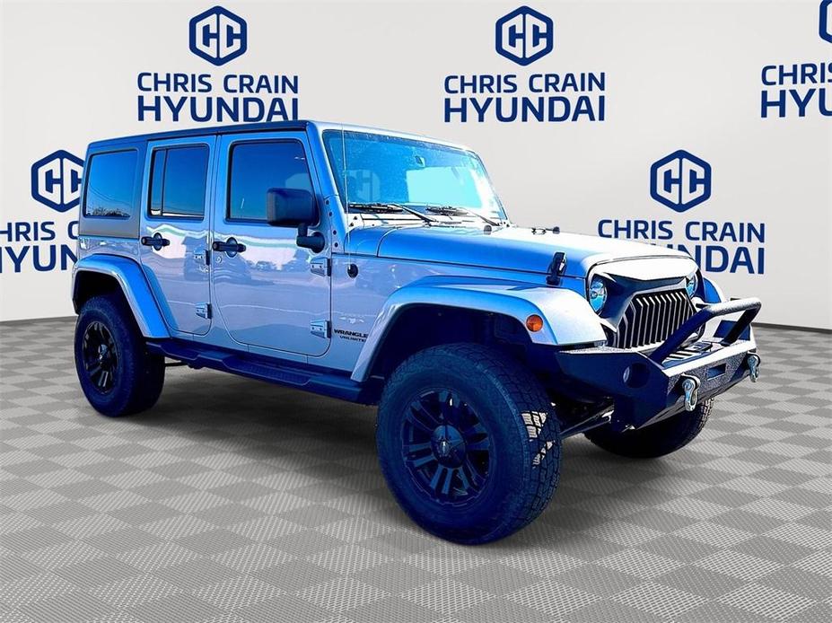 used 2015 Jeep Wrangler Unlimited car, priced at $23,100