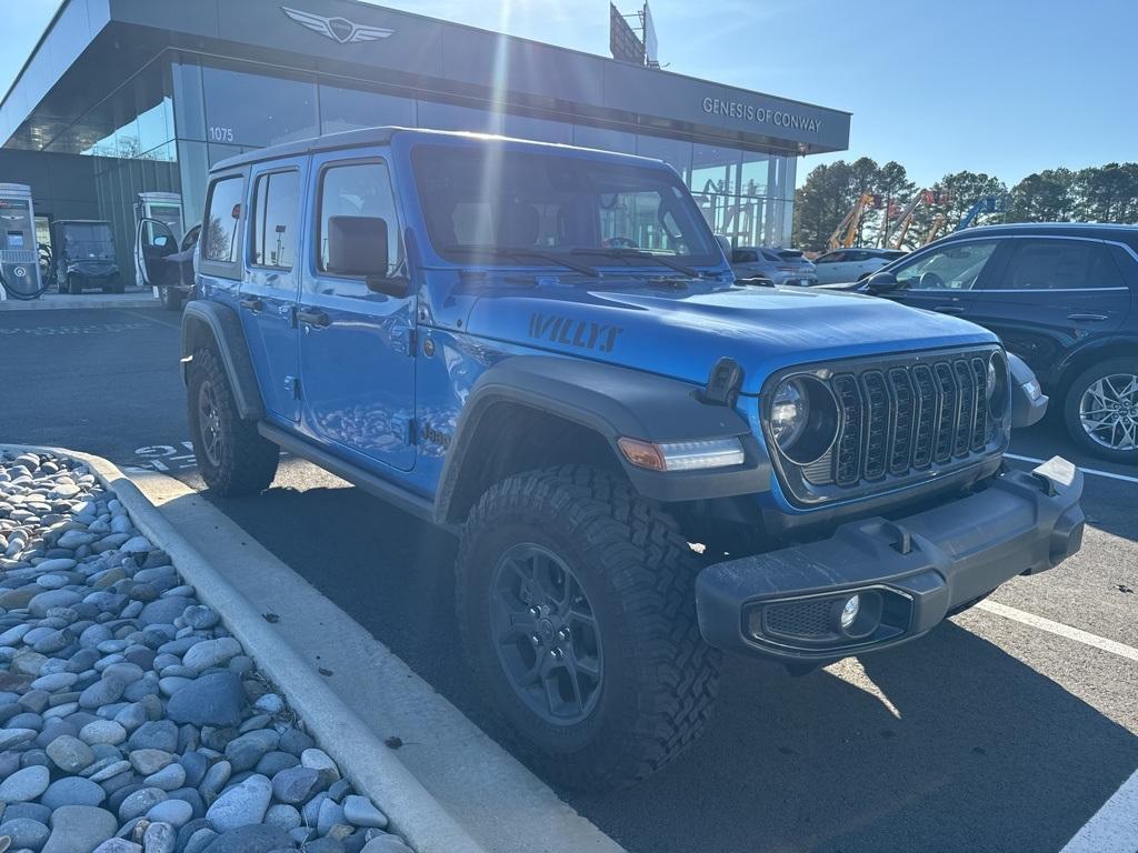 used 2024 Jeep Wrangler car, priced at $45,000