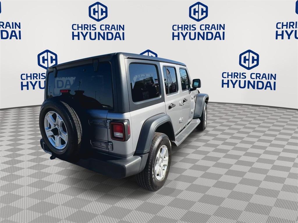 used 2020 Jeep Wrangler Unlimited car, priced at $25,148