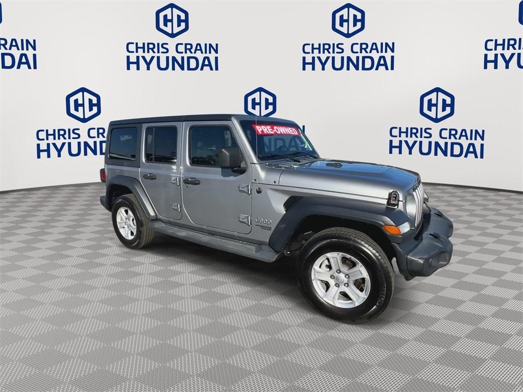 used 2020 Jeep Wrangler Unlimited car, priced at $25,148