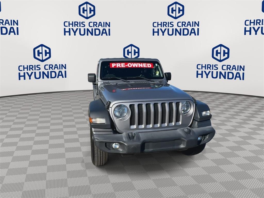 used 2020 Jeep Wrangler Unlimited car, priced at $25,148