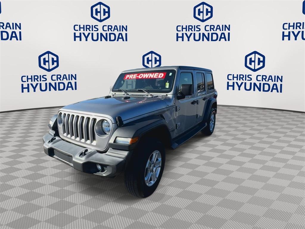 used 2020 Jeep Wrangler Unlimited car, priced at $25,148