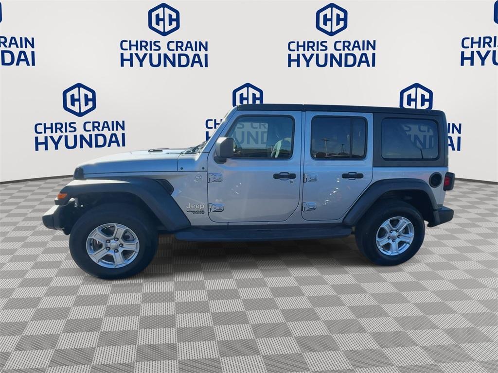 used 2020 Jeep Wrangler Unlimited car, priced at $25,148