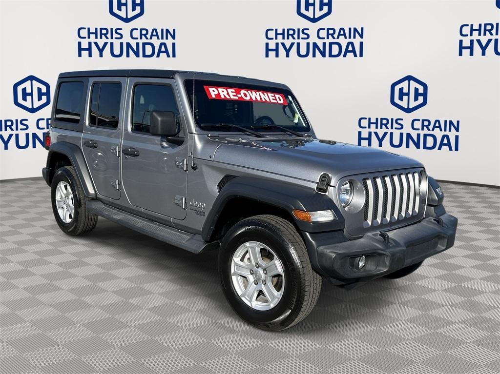 used 2020 Jeep Wrangler Unlimited car, priced at $25,148