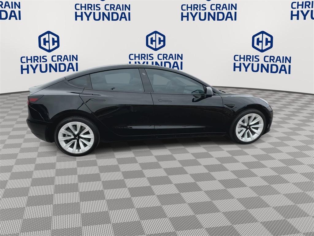 used 2022 Tesla Model 3 car, priced at $29,350