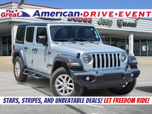used 2023 Jeep Wrangler car, priced at $33,886