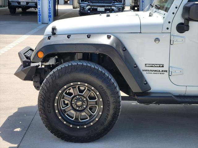 used 2016 Jeep Wrangler Unlimited car, priced at $16,833