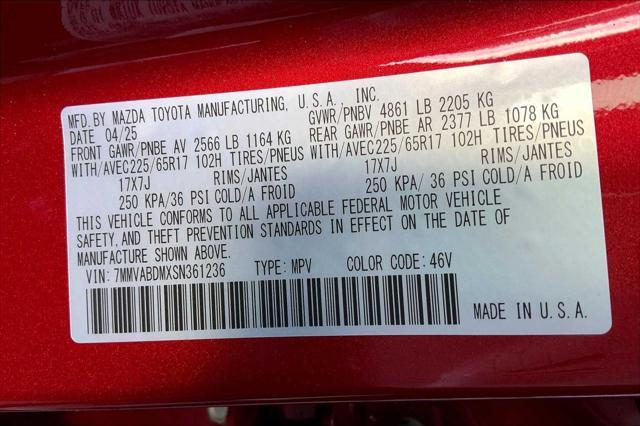 new 2025 Mazda CX-50 car, priced at $37,825