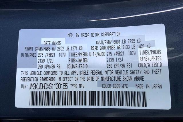 new 2025 Mazda CX-70 car, priced at $48,030