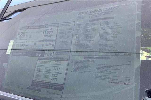 new 2025 Mazda CX-70 car, priced at $48,030