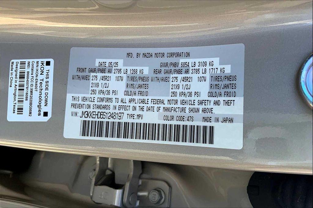 new 2025 Mazda CX-90 car, priced at $51,355