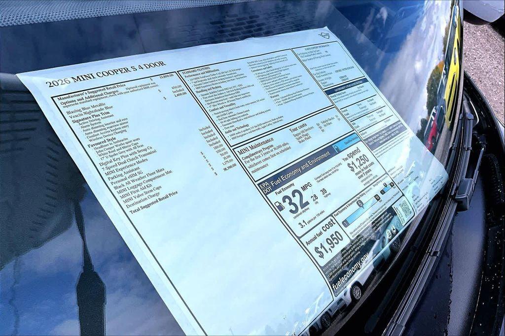 new 2026 MINI Hardtop car, priced at $38,390