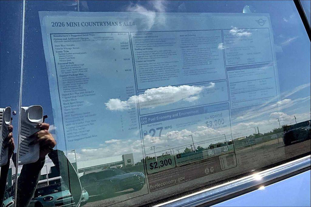 new 2026 MINI Countryman car, priced at $45,910