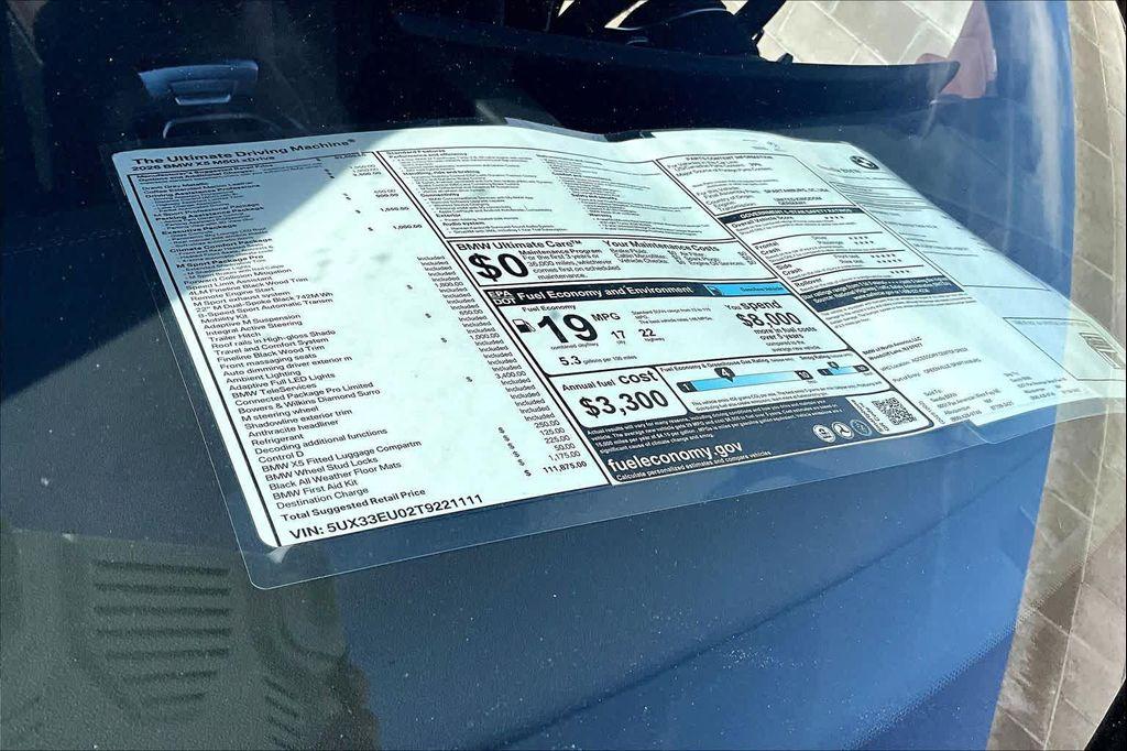 new 2026 BMW X5 car, priced at $111,875