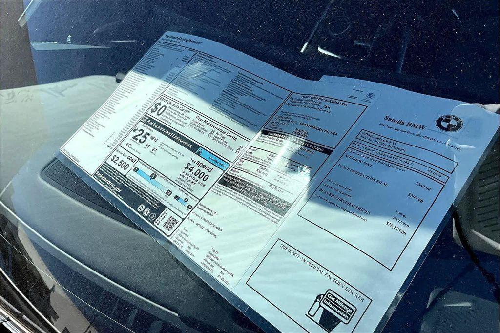 new 2026 BMW X5 car, priced at $75,425