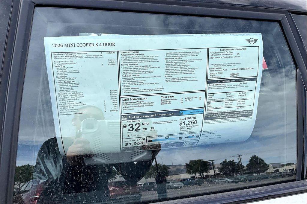 new 2026 MINI Hardtop car, priced at $39,440