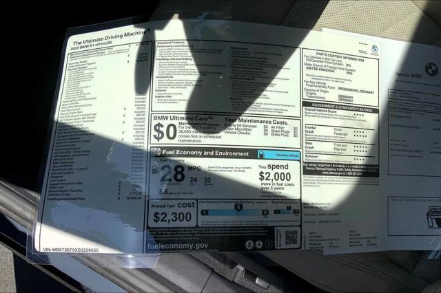 new 2025 BMW X1 car, priced at $50,695