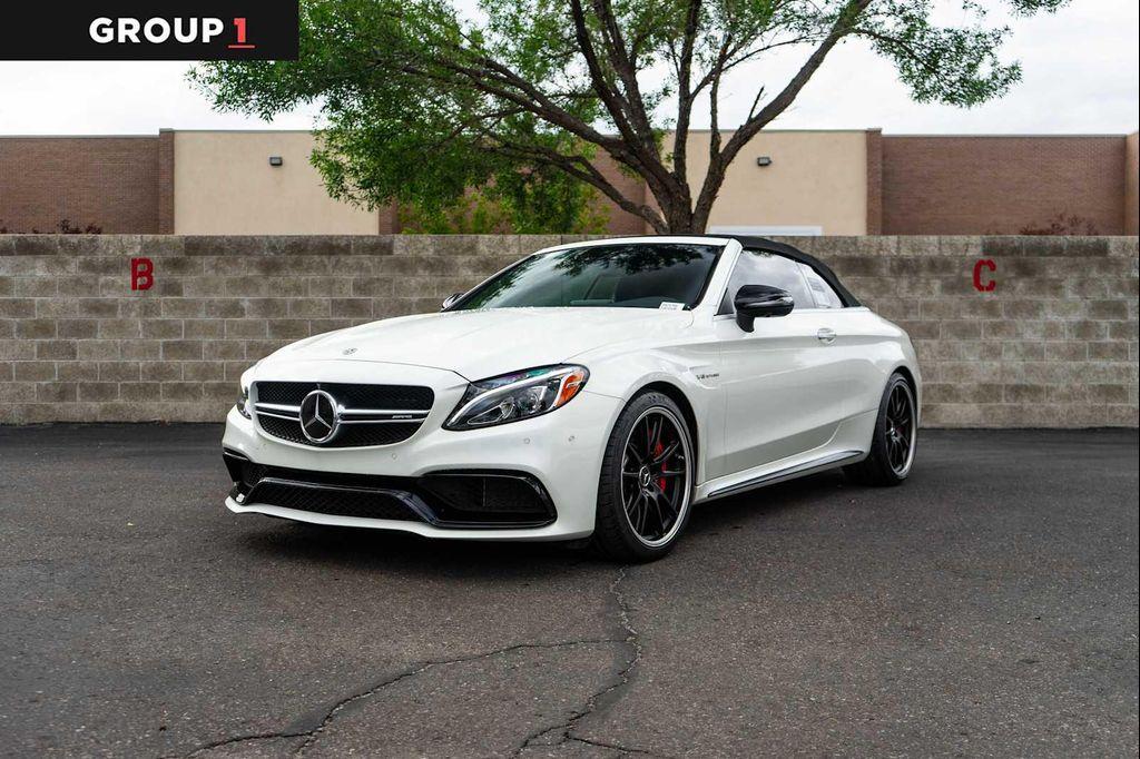 used 2018 Mercedes-Benz AMG C 63 car, priced at $50,950