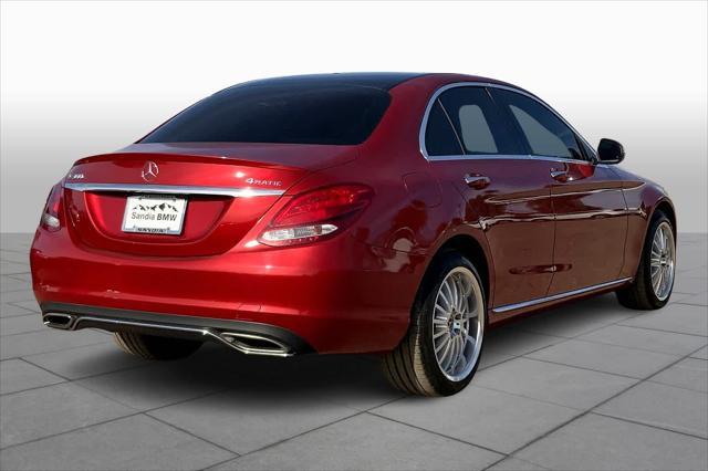 used 2018 Mercedes-Benz C-Class car, priced at $19,950