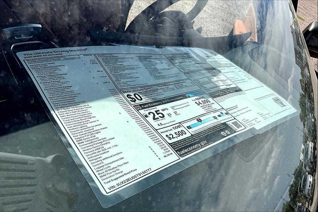 new 2026 BMW X5 car, priced at $80,725