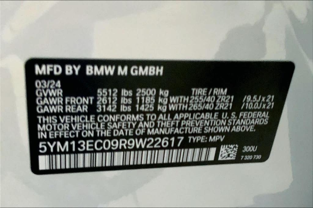 new 2024 BMW X3 M car, priced at $89,290