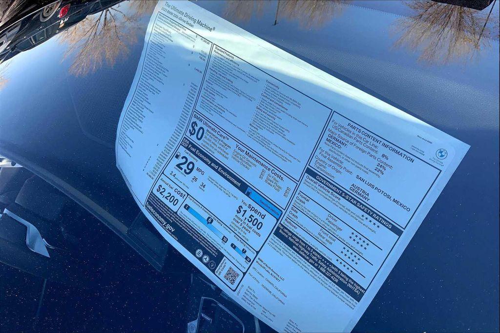 new 2025 BMW 330 car, priced at $54,480