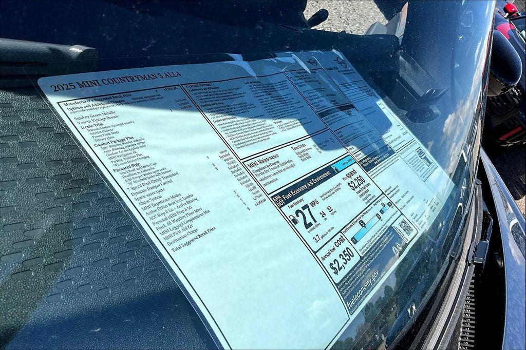 new 2025 MINI Countryman car, priced at $44,955