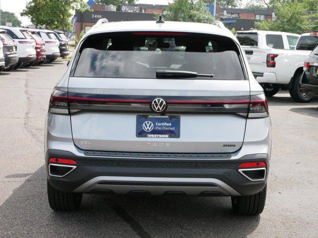 used 2025 Volkswagen Taos car, priced at $34,475