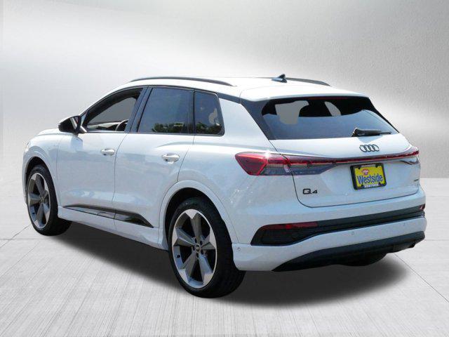used 2024 Audi Q4 e-tron car, priced at $41,975