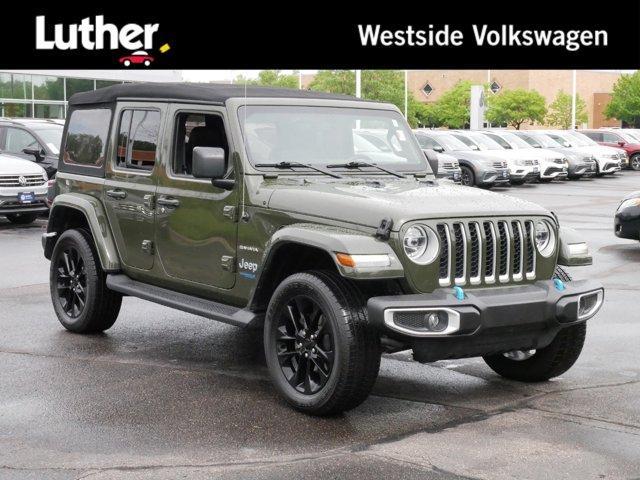 used 2022 Jeep Wrangler Unlimited 4xe car, priced at $38,899