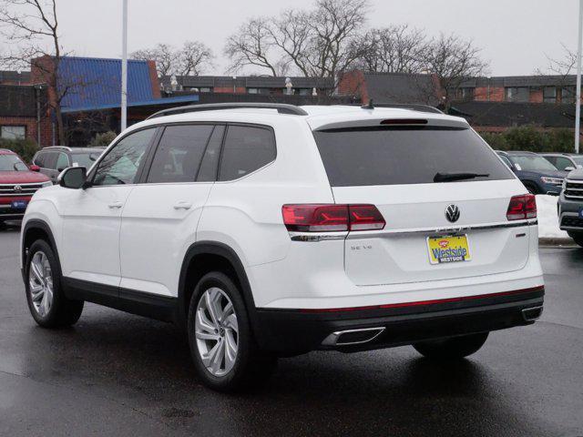 used 2021 Volkswagen Atlas car, priced at $30,875