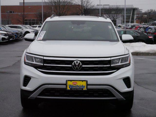 used 2021 Volkswagen Atlas car, priced at $30,875