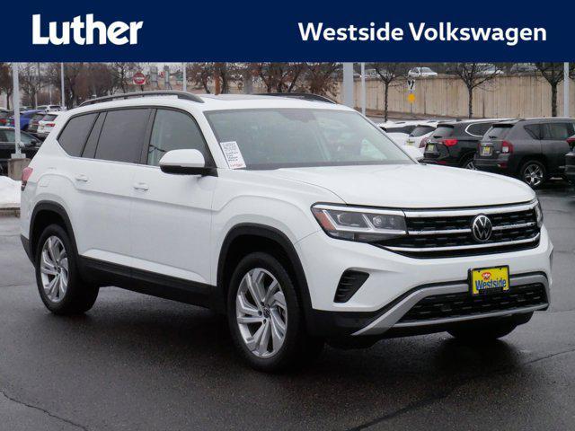 used 2021 Volkswagen Atlas car, priced at $30,875