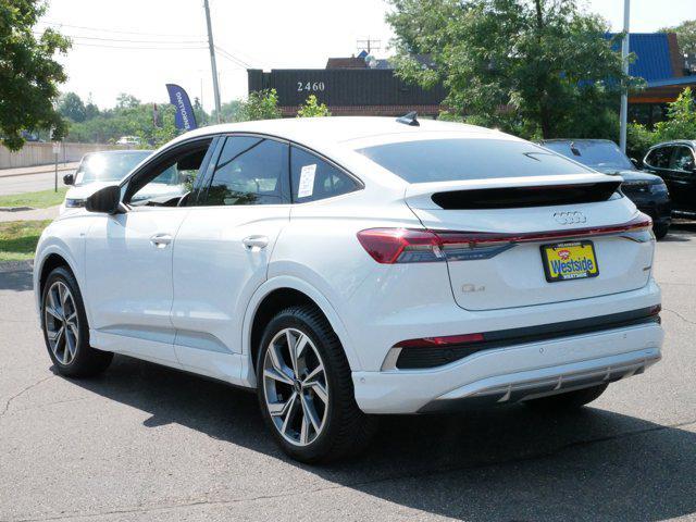 used 2023 Audi Q4 e-tron Sportback car, priced at $32,975