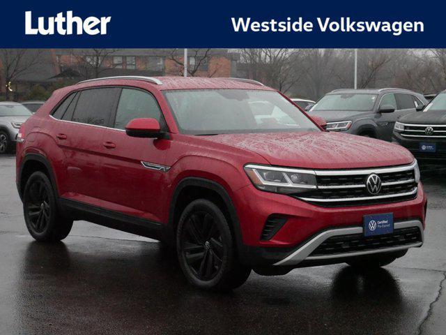 used 2022 Volkswagen Atlas Cross Sport car, priced at $27,975