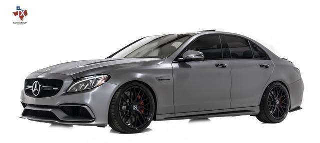 used 2018 Mercedes-Benz AMG C 63 car, priced at $46,995