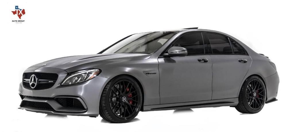 used 2018 Mercedes-Benz AMG C 63 car, priced at $46,695